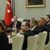 Tổng thống Thổ Nhĩ Kỳ Erdogan chủ trì phiên họp đầu tiên của nội các mới. (Nguồn: AFP/TTXVN)