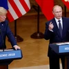 Tổng thống Nga Vladimir Putin phát biểu trong cuộc họp báo chung sau cuộc gặp thượng đỉnh ở Helsinki, Phần Lan ngày 16/7. (Nguồn: AFP/ TTXVN)