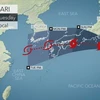 Dự báo vị trí và đường đi của cơn bão Jongdari. (Nguồn: accuweather.com)