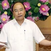 Thủ tướng Chính phủ Nguyễn Xuân Phúc, Trưởng Ban Chỉ đạo phát biểu tại phiên thảo luận. (Ảnh: Thống Nhất/TTXVN)