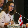 Ngoại trưởng Canada Chrystia Freeland. (Nguồn: AFP/TTXVN)