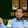 Thủ tướng Campuchia Hun Sen. (Nguồn: AFP)
