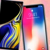 Samsung Galaxy Note 9 và iPhone X. (Nguồn: PCMag.com)