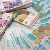 Đồng ruble của Nga. (Ảnh: Sputnik/TTXVN)