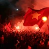 Hàng nghìn người cổ vũ cho Olympic Việt Nam trên sân Lạch Tray. Ảnh minh họa. (Ảnh: An Đăng/TTXVN)