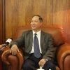 Đại sứ Vũ Văn Dũng trả lời phỏng vấn phóng viên TTXVN. (Ảnh: PV/Vietnam+)
