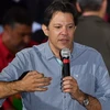 Ông Fernando Haddad phát biểu tại một sự kiện ở Sao Paulo, Brazil ngày 4/8. (Nguồn: AFP/TTXVN)