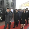 Hình ảnh đoàn TTXVN viếng Chủ tịch nước Trần Đại Quang