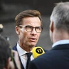 Lãnh đạo đảng Ôn hòa ở Thụy Điển, ông Ulf Kristersson. (Nguồn: Getty Images)