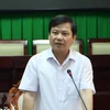 Viện trưởng Viện Kiểm sát nhân dân tối cao Lê Minh Trígiới thiệu về cải cách tư pháp tại Việt Nam cho các công tố viên Nhật Bản. (Ảnh: Thành Hữu/Vietnam+)