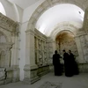 Bên trong bảo tàng cổ đại Damascus, Syria. (Nguồn: AFP)