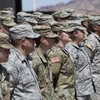 Các thành viên lực lượng vệ binh quốc gia Arizona tại Phoenix, Mỹ. (Nguồn: AFP/TTXVN)