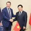 Phó Thủ tướng, Bộ trưởng Ngoại giao Phạm Bình Minh tiếp Thủ hiến Vùng Lãnh thổ Bắc Australia Michael Gunner thăm, làm việc tại Việt Nam. (Ảnh: Lâm Khánh/TTXVN)