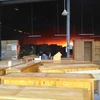 Hiện trường vụ cháy tại công ty gỗ Việt Mỹ. (Ảnh: Huyền Trang/TTXVN)