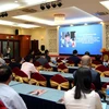 Quang cảnh hội nghị đối thoại giữa doanh nghiệp kiều bào với lãnh đạo sở, ngành Thành phố Hồ Chí Minh. (Ảnh: Thanh Vũ/TTXVN)