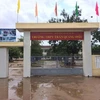 Trường trung học phổ thông Trần Quang Diệu (huyện Hoài Ân, Bình Định), nơi xảy ra vụ việc. (Nguồn: TTXVN phát)