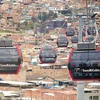 Hệ thống cáp treo ở thủ đô Bogota, Colombia. (Nguồn: elespectador.com)