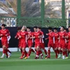 Trong buổi tập chiều 6/1, huấn luyện viên Park Hang-seo đã cho các học trò tập trung thực hiện các bài tấn công và phòng ngự sẽ được áp dụng trong trận ra quân gặp Iraq ở Asian Cup 2019.