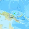 Vị trí xảy ra trận động đất. (Nguồn: earthquake.usgs.gov)