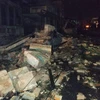 Hiện trường tan hoang sau khi lốc xoáy đi qua. (Nguồn: twitter.com/OnCuba)