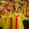 Những hình ảnh ấn tượng về màn đồng diễn trứ danh của Triều Tiên