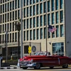 Đại sứ quán Mỹ tại thủ đô La Habana, Cuba. (Nguồn: AFP/TTXVN)