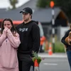 Tưởng niệm các nạn nhân vụ xả súng ở Christchurch, New Zealand. (Nguồn: THX/TTXVN)