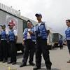 Các điều phối viên tại kho tiếp nhận hàng viện trợ của ICRC cho Venezuela, ngày 16/4. (Nguồn: AP)