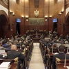 Phiên họp Quốc hội Ai Cập thảo luận về đề xuất sửa đổi hiến pháp tại Cairo. (Nguồn: AFP/TTXVN)