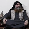 Thủ lĩnh của tổ chức khủng bố Nhà nước Hồi giáo (IS) tự xưng Al-Baghdadi xuất hiện trong đoạn video tuyên truyền của IS. (Nguồn: AFP)
