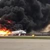 [Video] Những giây phút kinh hoàng trong vụ cháy máy bay ở Nga