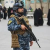 Lực lượng an ninh Iraq gác tại Baghdad. (Nguồn: AFP/TTXVN)