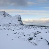 Ảnh tư liệu: Tuyết bao phủ tại đảo Lofoten, Bắc Cực. (Nguồn: AFP/TTXVN)
