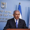 Thủ tướng Israel Benjamin Netanyahu phát biểu tại Jerusalem. (Nguồn: AFP/TTXVN)