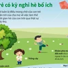 [Infographics] Để trẻ em có một kỳ nghỉ Hè bổ ích, lý thú