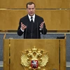 Thủ tướng Nga Dmitry Medvedev. (Nguồn: AFP/TTXVN)