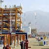 Ảnh tư liệu: Cơ sở khai thác khí đốt South Pars ở cảng miền nam Assaluyeh, Iran. (Nguồn: AFP/TTXVN)