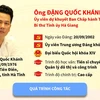 [Infographics] Tân Bí thư Tỉnh ủy Hà Giang Đặng Quốc Khánh