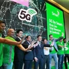 Buổi giới thiệu phát thử nghiệm trực tiếp 5G đầu tiên do Smart Axiata tổ chức tại Phnom Penh, Campuchia, vào ngày 8/7. (Nguồn: THX)