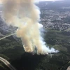 Một đám cháy rừng ở ở thành phố Anchorage, Alaska. (Nguồn: AP)