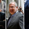 Từ trái qua: Ba quan chức, nghị sỹ Hezbollah bị Mỹ trừng phạt gồm Wafiq Safa, Muhammad Hasan Ra''d và Amin Sherri. (Nguồn: AP)