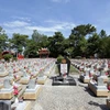 Một góc Nghĩa trang Liệt sỹ Quốc gia Trường Sơn. (Ảnh: Anh Tuấn/TTXVN)