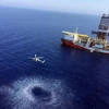 Tàu chở giàn khoan thăm dò dầu khí Fatih của Thổ Nhĩ Kỳ đang tiến về phía đông Địa Trung Hải gần đảo Cyprus. (Nguồn: AP)