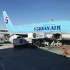 Máy bay của hãng hàng không Korean Air. (Nguồn: AFP/TTXVN)