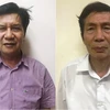 Bị can Trần Ngọc Hà, nguyên Chủ tịch Hội đồng quản trị, nguyên Tổng Giám đốc VEAM (trái) và bị can Lâm Chí Quang, nguyên Tổng Giám đốc VEAM. (Nguồn: TTXVN phát)