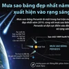 Mưa sao băng đẹp nhất năm 2019 xuất hiện vào rạng sáng 13/8