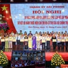 Các cá nhân nhận bằng khen vì đã có thành tích xuất sắc trong Học tập và làm theo tư tưởng, đạo đức, phong cách Hồ Chí Minh năm 2018. (Ảnh: An Đăng/TTXVN)