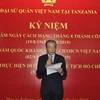 Đại sứ Việt Nam tại Tanzania Đặng Kim Doanh phát biểu tại buổi lễ. (Nguồn: TTXVN phát)