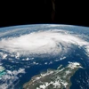 Hình ảnh bão nhiệt đới Dorian được ghi bởi du hành gia trên Trạm quốc tế ISS và được Trạm quan sát Trái Đất của Cơ quan Hàng không và không gian Hoa Kỳ phát. (Nguồn: AFP/TTXVN)