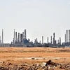 Nhà máy lọc dầu Aramco ở gần khu vực al-Khurj, phía nam thủ đô Riyadh của Saudi Arabia ngày 15/9/2019. (Nguồn: AFP/TTXVN)